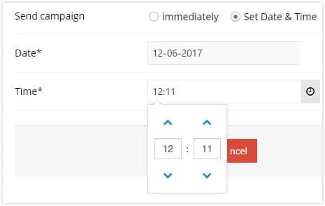 Schedule your sendings