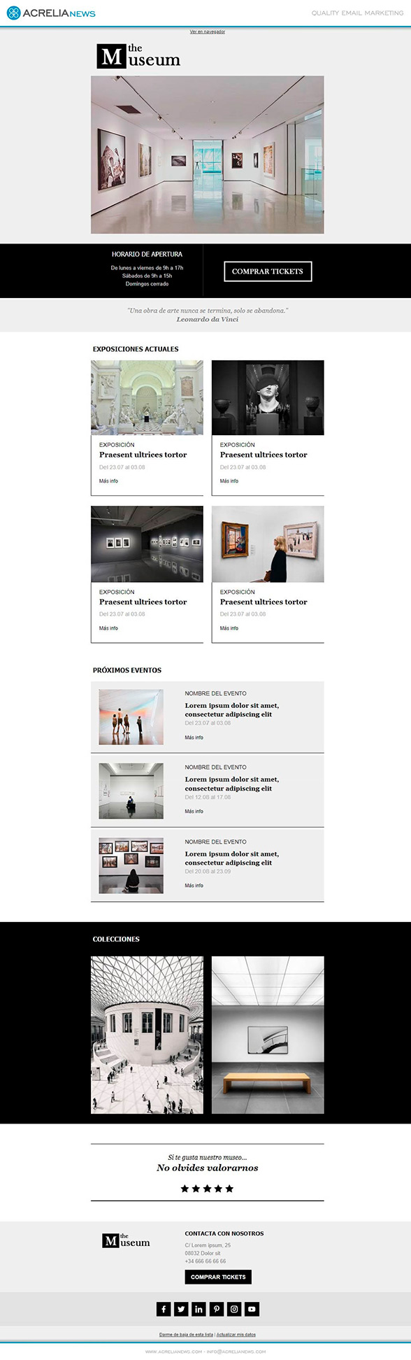 Plantilla de email responsive: 