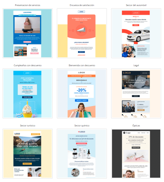 Imagen Email marketing templ