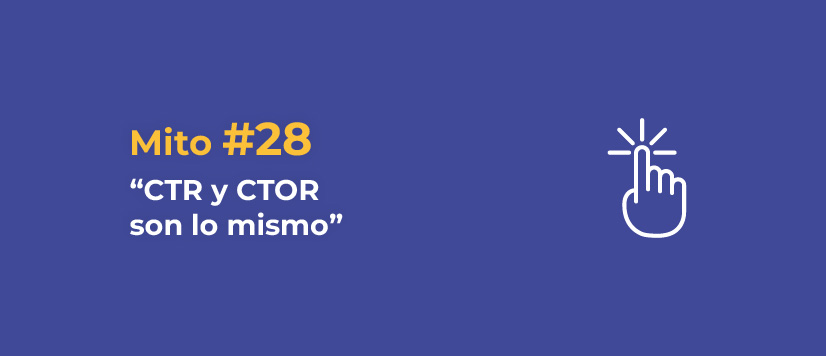Mito 28: CTR y CTOR son lo mismo
